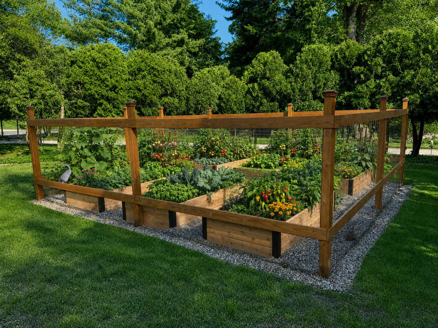 Custom Raised Bed Garden Installation in Rumson, NJ: A 6-Bed Project